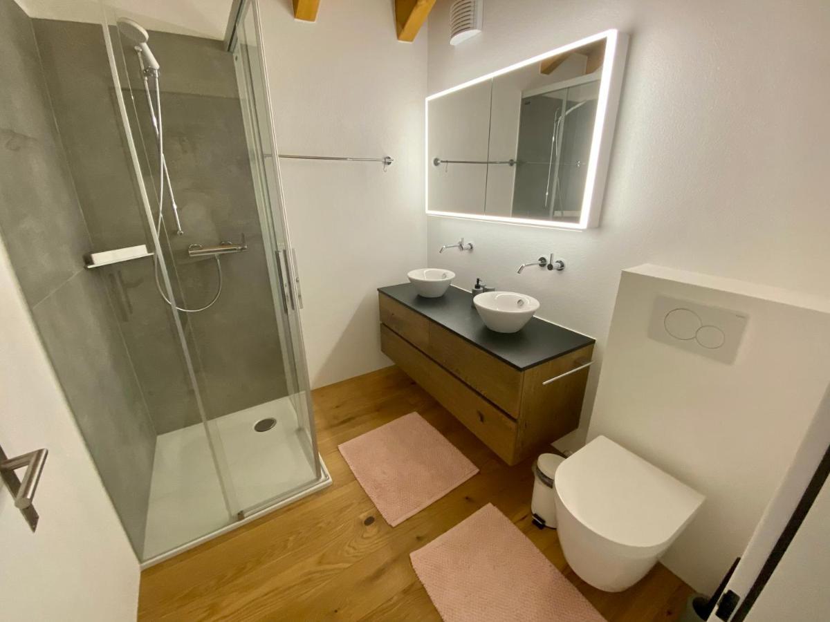Moderne Dachwohnung Naehe Zermatt Mit Balkon Täsch Exteriér fotografie